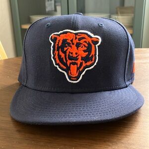 Chicago Bears New Era Fitted Size 7 3/8 Hat